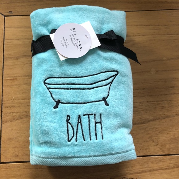 Rae Dunn Other - Rae Dunn BATH Hand Towels Set of 2 In blue color